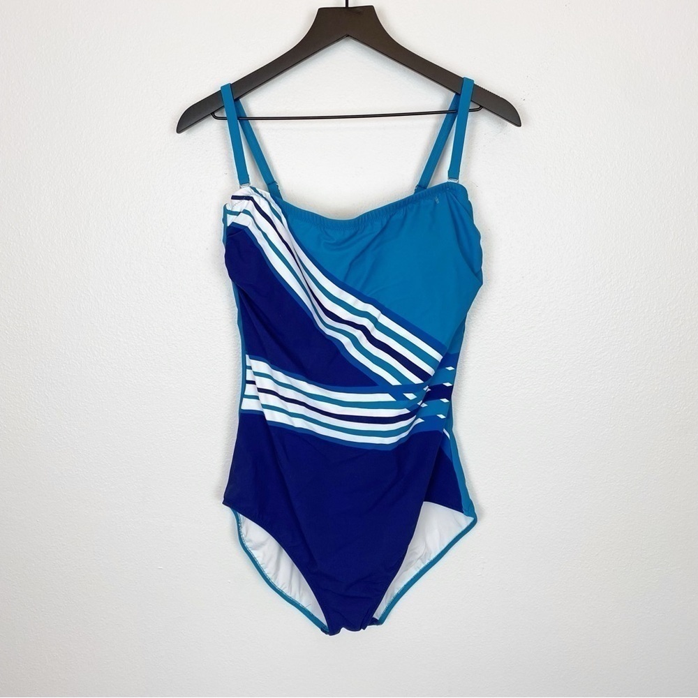 Gottex Ocean Breeze Bandeau One-Piece Swimsuit - Picture 2 of 5